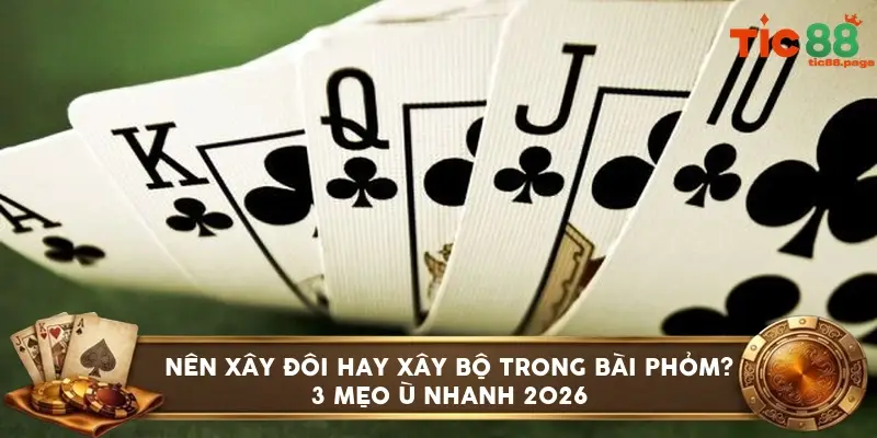 Nên xây đôi hay xây bộ trong bài phỏm? 3 mẹo Ù nhanh 2026